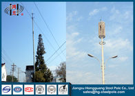 H25m Q235 Q345 المحمول برج الهاتف الخليوي مع مسحوق المغلفة للبث