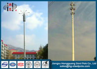مثمنة الصلب أعمدة الكهرباء لانظمة الاتصالات Q235 3-12mm