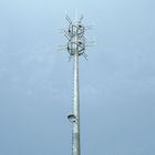 H25m Q235 Q345 المحمول برج الهاتف الخليوي مع مسحوق المغلفة للبث