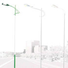 ODM / OEM في الهواء الطلق ضوء الشارع البولنديين / السامي ماست القطب مع لوحة للطاقة الشمسية