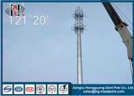 H25m الارتفاع Q345 أبراج الاتصالات السلكية واللاسلكية لصناعة البث الإذاعي