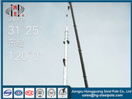 H25m الارتفاع Q345 أبراج الاتصالات السلكية واللاسلكية لصناعة البث الإذاعي