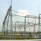 هياكل 500KV لتوليد الطاقة محطة فرعية أنبوبي الصلب مكافحة الصدأ ISO / CNAS / الجبهة / CA