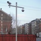 مراقبة الدوائر التلفزيونية المغلقة تركيب البولنديين / الأمن كاميرا القطب لQ235 الأمن مع ذراع واحدة