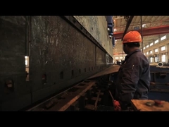 عملية تصنيع أعمدة فولاذية أنبوبية